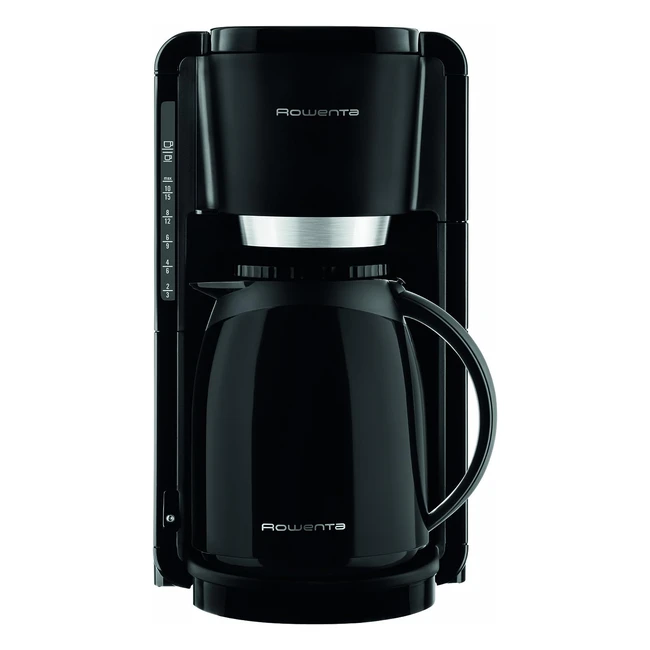 Rowenta CT3808 Filter Kaffeemaschine Adagio Milano, 812 Tassen, Schwarz