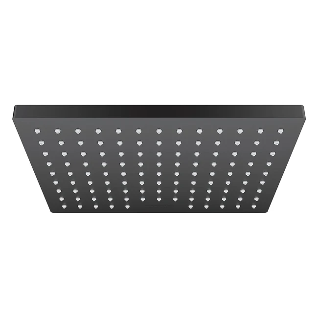 Hansgrohe Vernis Shape Overhead Shower 230 - 1 Spray, Matt Black - 26281670