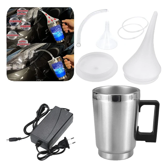 Kit Riparazione Fari Auto - Alta Qualit - Rimuovi Graffi Lucida Rinnova - Re