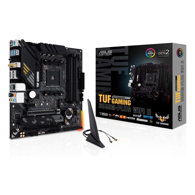 ASUS TUF Gaming B550M-Plus WiFi II - 1200, PCIe 4.0, Dual M.2