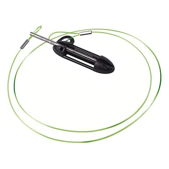 Salvimar Mono Fish Stringer Negro - Cuerda con Linea de Nailon y Clip de Acero I