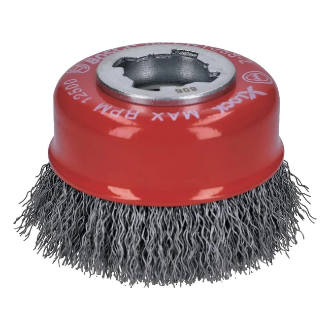 Brosse Boisseau Ondulé Clean for Metal Bosch 2608620725 - XLock 75mm