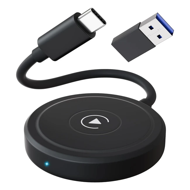 Adaptateur Carplay sans fil pour iPhone - Convertissez Carplay filaire en sans fil - 5GHz WiFi autoconnect - Annee 2017-2023