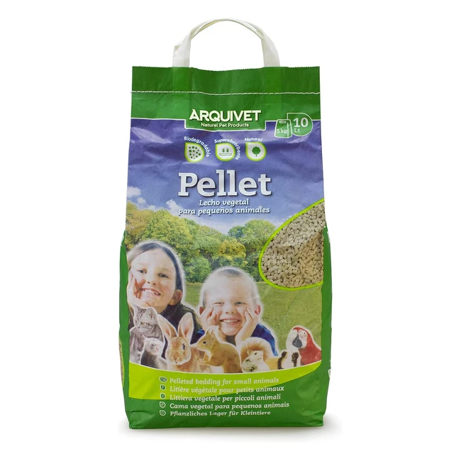 Arquivet Pellet Lettiera Naturale per Gatti e Roditori - Biodegradabile