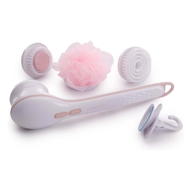Finishing Touch Flawless Cleanse Spa - Elektrische Krperbrste mit 3 multifun
