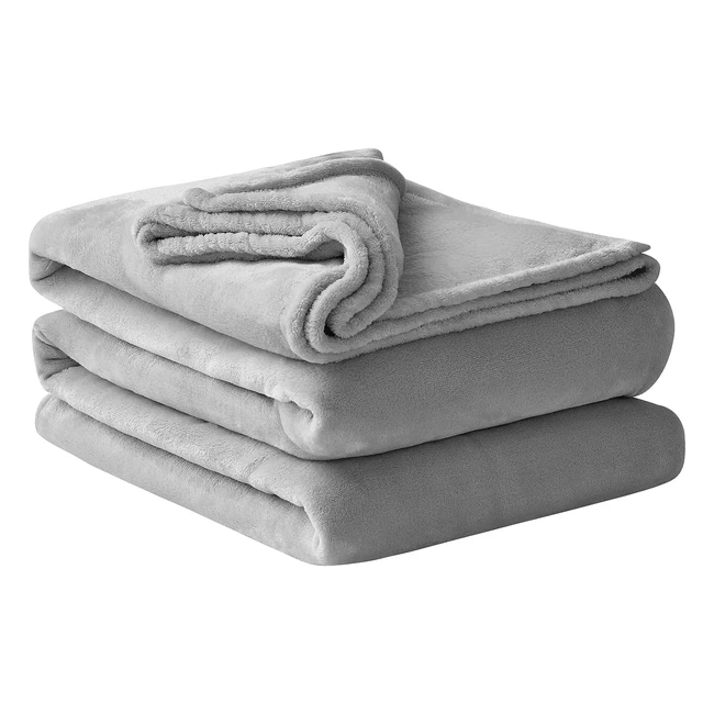 Plaid Coperta Matrimoniale Aisbo Pile 220x240cm - Morbida e Calda