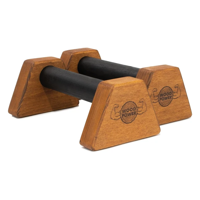 Barra Paralela de Madera Woodpower Powerbars - Cuida tus Articulaciones - Ideal para Calistenia