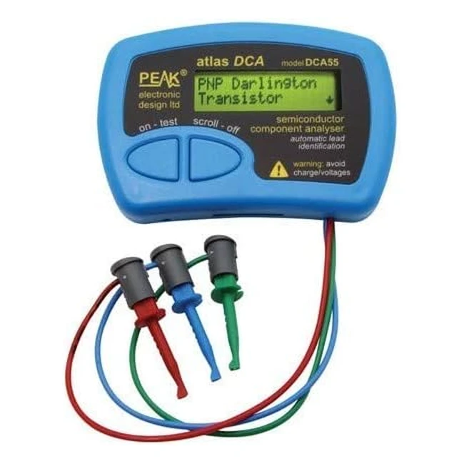Analyseur de semiconducteurs Velleman DCA55 - Identification automatique des com