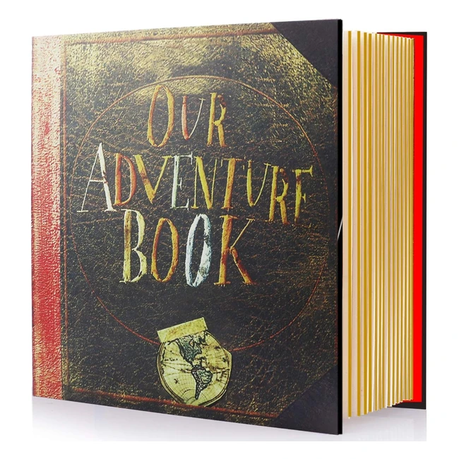 Album Photo SunStudio pour Scrapbooking et Souvenirs - 100 Photos - Ruban de Fermeture - Album Vierge - Pages Noires