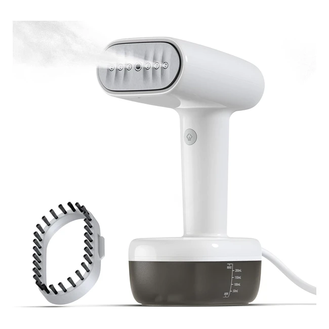 Défroisseur Vapeur Vertical Homuserr Portable 1800W - Chauffage Rapide 15s - 24g/min Steamer Antirides 260ml