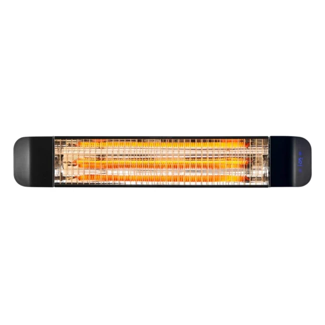 Devola Electric Infrared Patio Heater - Wall Mounted 1200W - IP65 Waterproof - WiFi Enabled - Energy Efficient - DVPH1200B