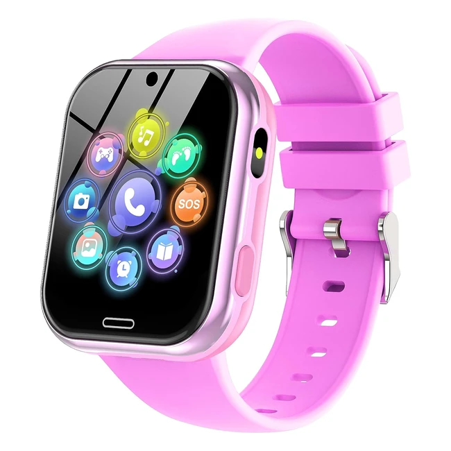 Montre Connectée Enfant Smartwatch Téléphone pour Fille Garçon - Appel SOS, Jeux, Musique, Appareil Photo - Cadeau Enfants 3-12 ans