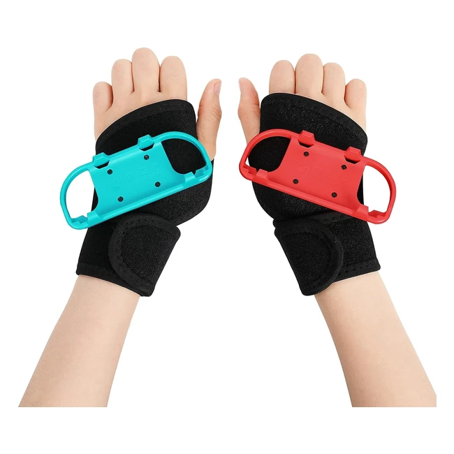 Muequeras Just Dance Nintendo Switch - Ajustables y Adhesivas