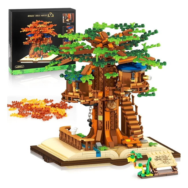 Sillbird Tree House Building Set - Creative Educational Toy for Girls & Boys - 1008 Pcs