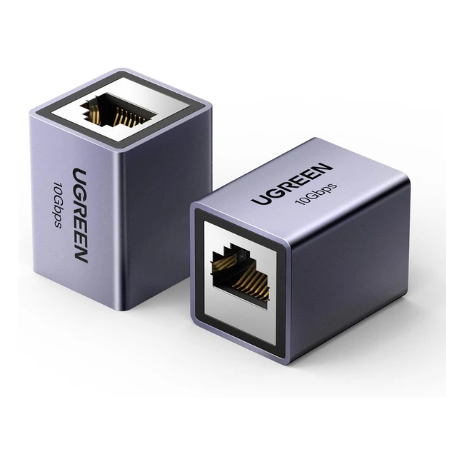 UGREEN LAN Kabel Verlängerung RJ45 Kupplung 10 Gigabit Ethernet Verbinder Cat7 Cat6 Cat5e