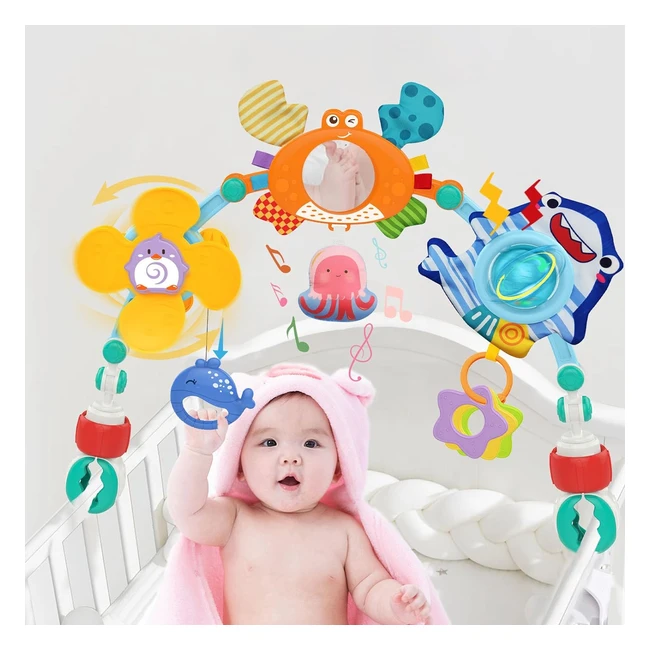 Baby Pram Toys 06 Months+ | Newborn Sensory Toys | Montessori Toddler Toys
