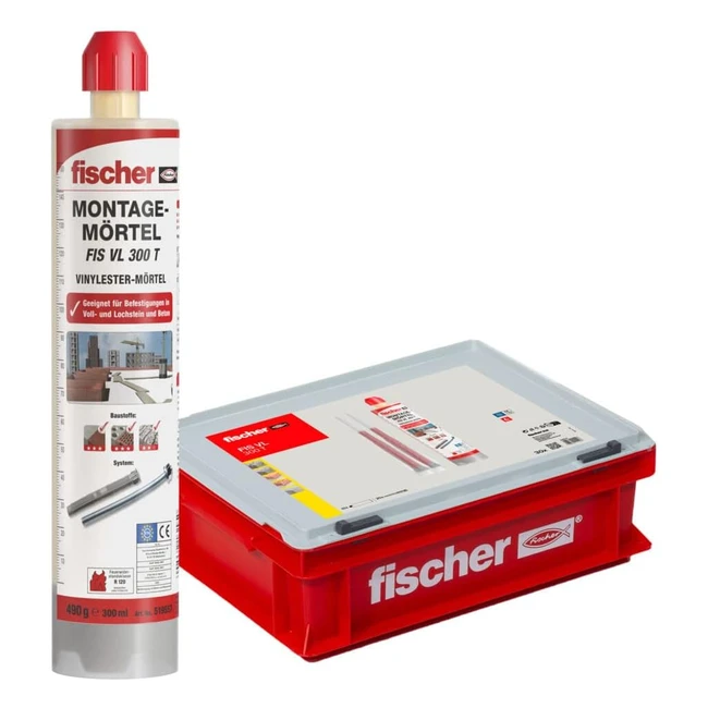 Fischer FIS VL 300 T Montagemrtel im Handwerkskoffer 10 Kartuschen 300 ml inkl