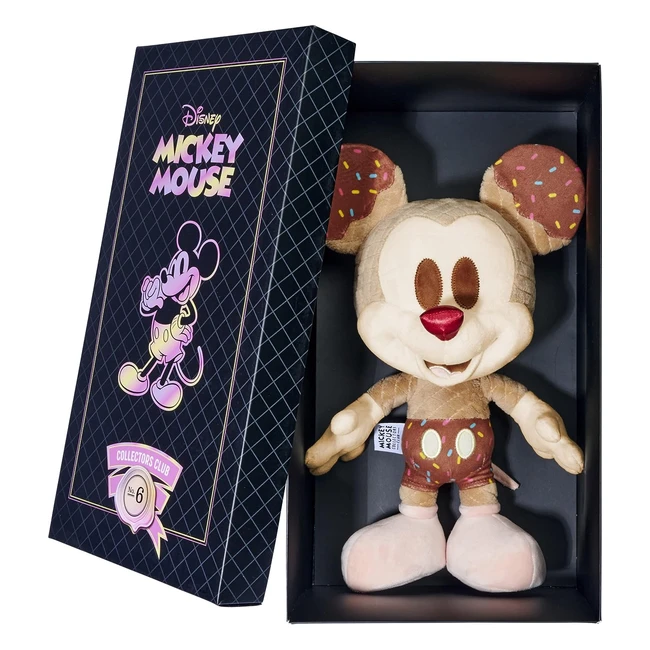 Simba 6315870311 Disney Eiscreme Mickey Mouse Juni Edition Amazon Exklusiv 35 cm Plüschfigur Mickey Mouse in Geschenkbox Limitierte Sonderedition Sammlerstück ab den ersten Lebensmonaten