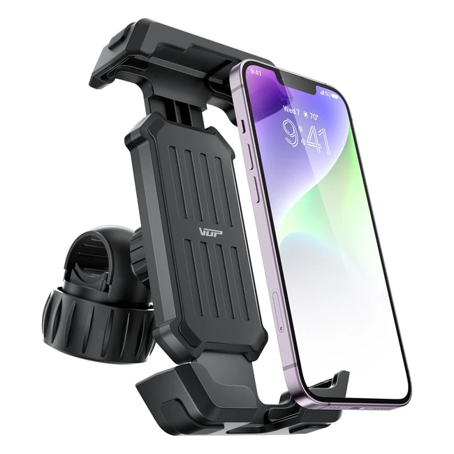 Support téléphone vélo VUP - Antivibration, sécurité et compatibilité universelle