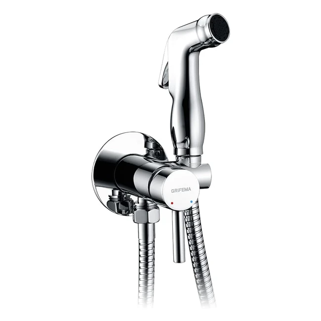 Grifema Complentog154 Wall Mounted Bidet Spray Kit - Chrome