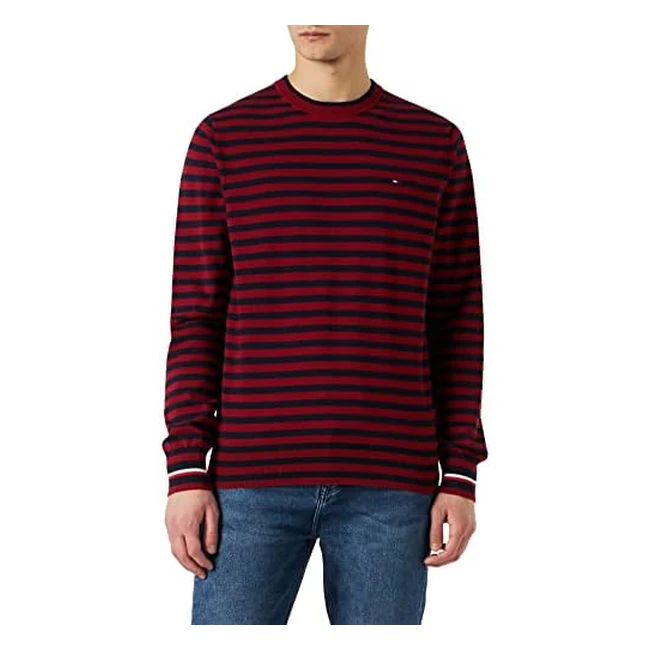 Tommy Hilfiger Herren Pullover 1985, klassisches Design, bequemer Schnitt