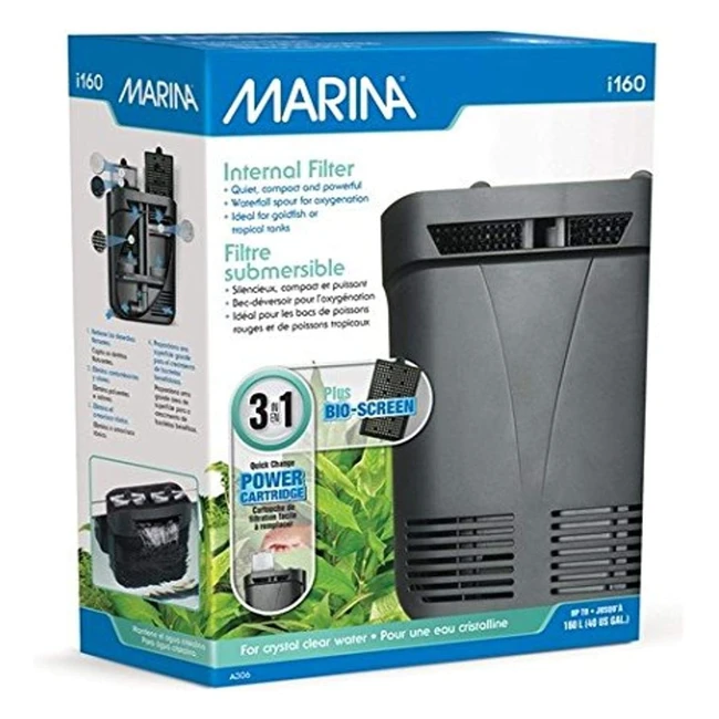 Filtro Interno Marina i160 - Potente y Compacto - ¡Mantén tu Acuario Limpio!