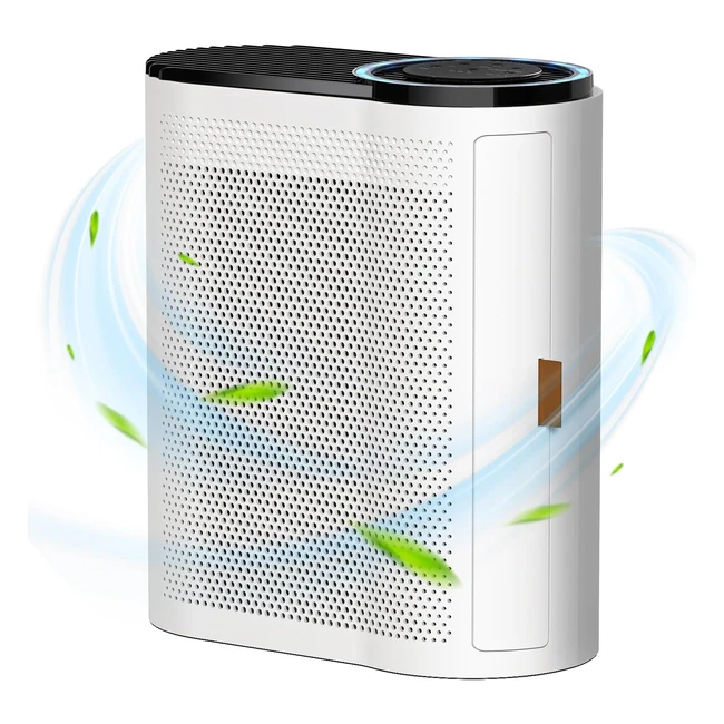 Purificateur d'Air HEPA Conopu - Jusqu'à 100 cadr - Filtration HEPA H13 en 3 étapes - Moniteur de Qualité d'Air en Temps Réel - Mode Veille Silencieuse