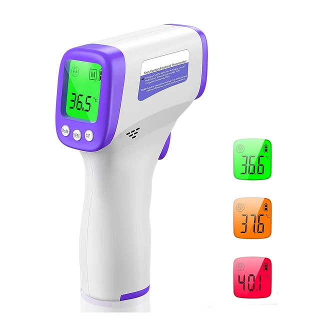 Digital Thermometer for Adults - Infrared Forehead Thermometer - Accurate Reading - Non-Contact Temperature Thermometer