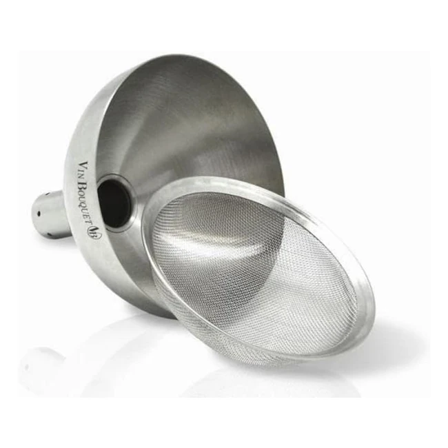 Entonnoir en acier inoxydable VinBouquet FIA 020 - Aération optimale du vin