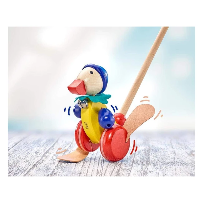 Giocattolo da spingere Selecta in legno 14 cm - 62032