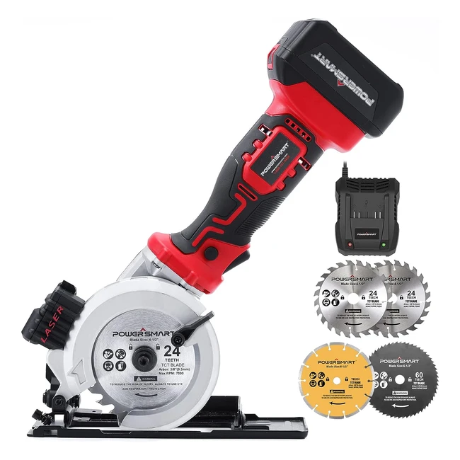 Sierra Circular Inalámbrica PowerSmart 4-1/2