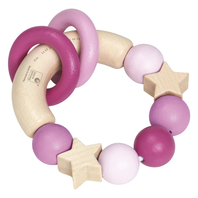 Giocattolo da afferrare Selecta Glcksgriff in legno rosa 75 cm - 64000