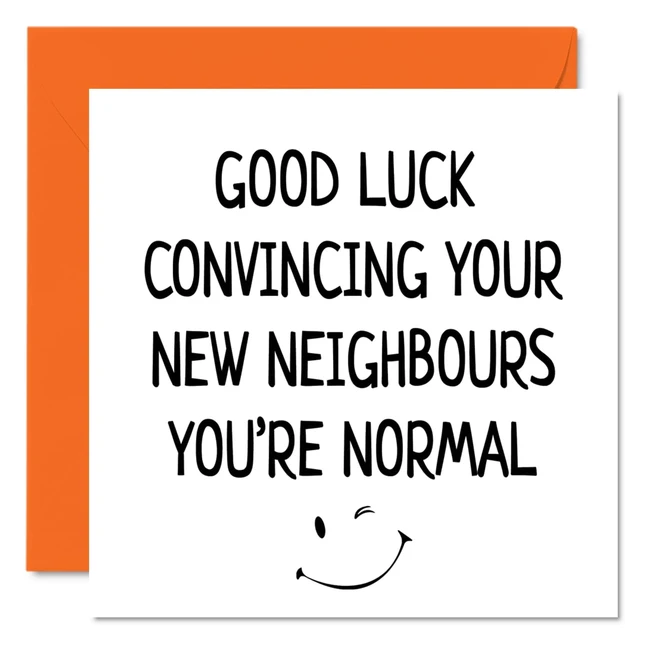 Carte amusante pour pendaison de crémaillère - Stuff4 - Réf. 145mmx145mm