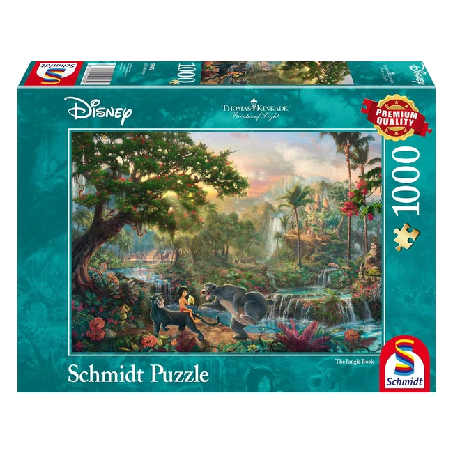 Puzzle Schmidt Spiele Thomas Kinkade Disney Le Livre de la Jungle 1000 pièces