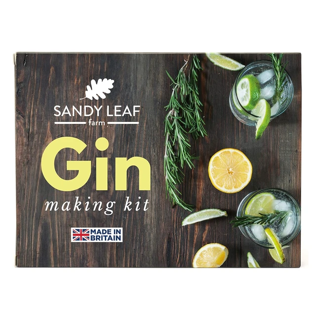 Sandy Leaf Farms Gin Making Kit - Create Your Own Artisan Gin in Under a Week