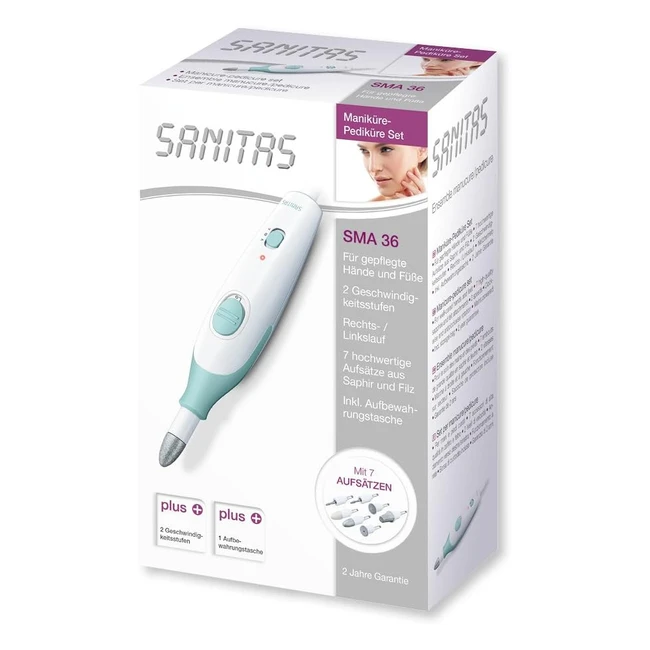 Kit Manicurapedicura Sanitas SMA 36 - Alta Calidad