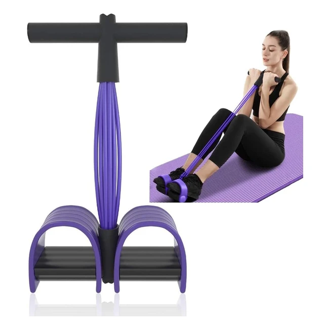 Entrenador Abdominal Equipo de Entrenamiento Culturismo Expansor Cuerpo Completo 6 Tubos - ¡Mejora tu Fitness!
