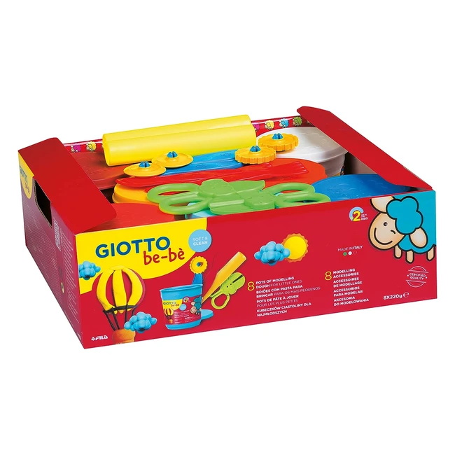 Giotto 4632 00 Pasta da Modellare Beb - Confezione Grande - Accessori Inclusi
