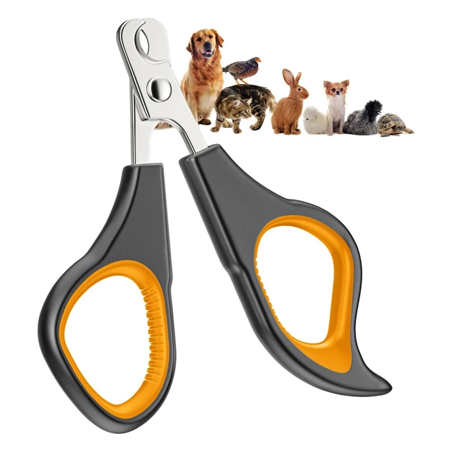 Coupe griffes chat professionnel en acier inoxydable - Soins des ongles SR confortable et durable - Design ergonomique