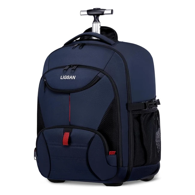 Mochila con Ruedas Adulto 173 - Trolley para Portátil - Resistente al Agua - Gran Capacidad