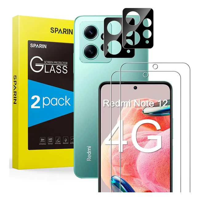 Lot de 22 protections en verre trempé pour Xiaomi Redmi Note 12 4G - Ultra résistant, clarté HD