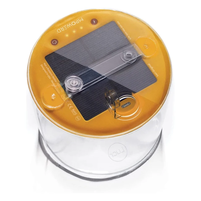 MPOWERD Luci Original Solar Inflatable Camping Lantern - 65 Lumens - Lasts 24hrs