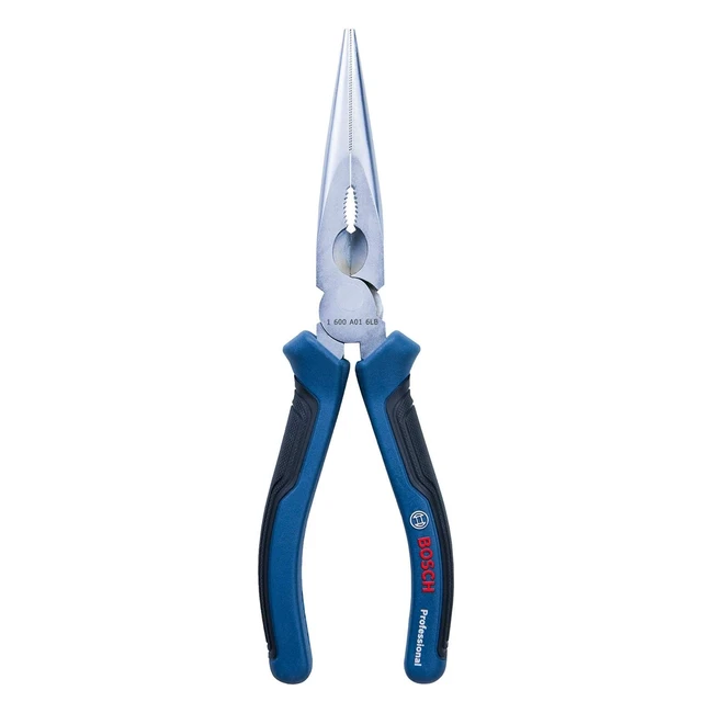 Pinza Bosch Professional 1600A01TH8, Becco Dritto, Blu, 200 mm - Alta Resistenza
