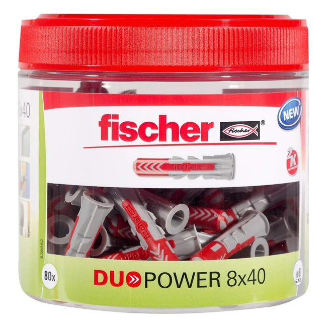 Fischer Duo Power Dübel, Nr. 81, hohe Haltekraft, intelligentes Design