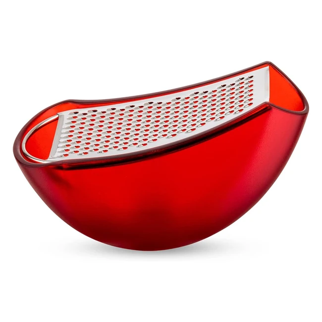 Grattugia Parmenide AARU01R Alessi - Design in Resina Termoplastica e Acciaio Lucido Rosso