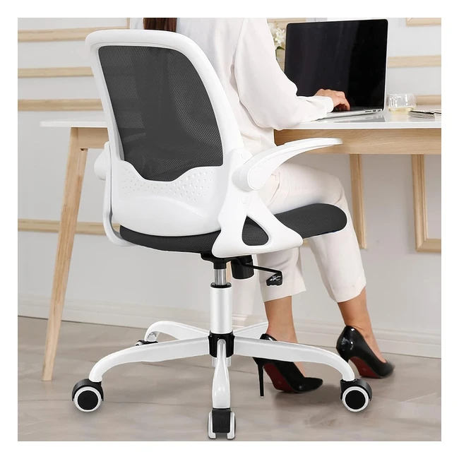 Kerdom Ergonomic Office Chair | Breathable Mesh | Adjustable Height | Comfy Swivel Task Chair