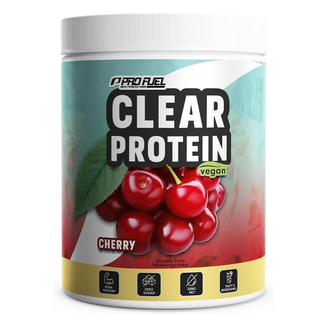 Veganes Clear Protein 360g - Erfrischender Proteindrink mit hochwertigem Erbsenproteinhydrolysat - 56% Protein