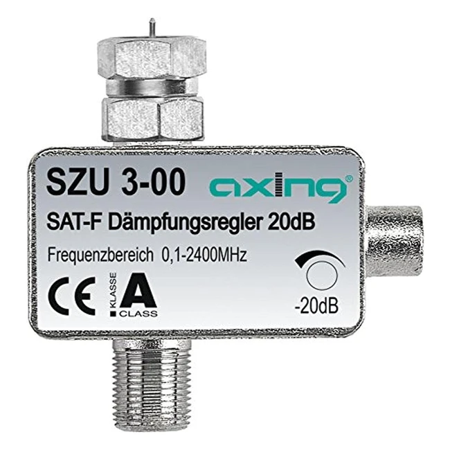 Atenuador de Seal Satlite AXING SZU 300 - 0520 dB - Evita Interferencias