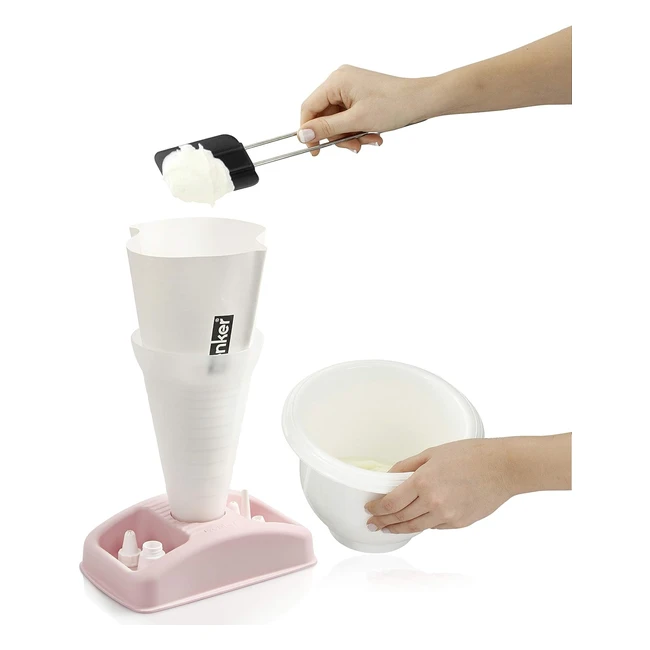 Poche à douille graduée Zenker avec support - Précision et facilité