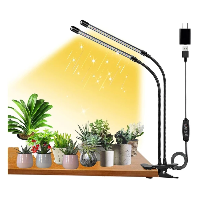 FRGROW Grow Lights for Indoor Plants - LED Plant Lights 3000K5000K660nm - Full